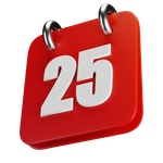 3D icon Calendar